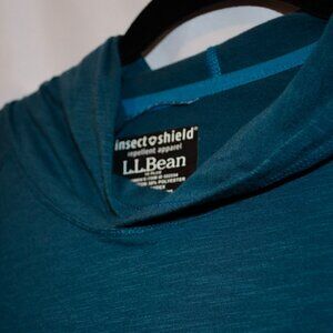 Teal Blue Women's Insect Shield Field Hoodie size XL Like New